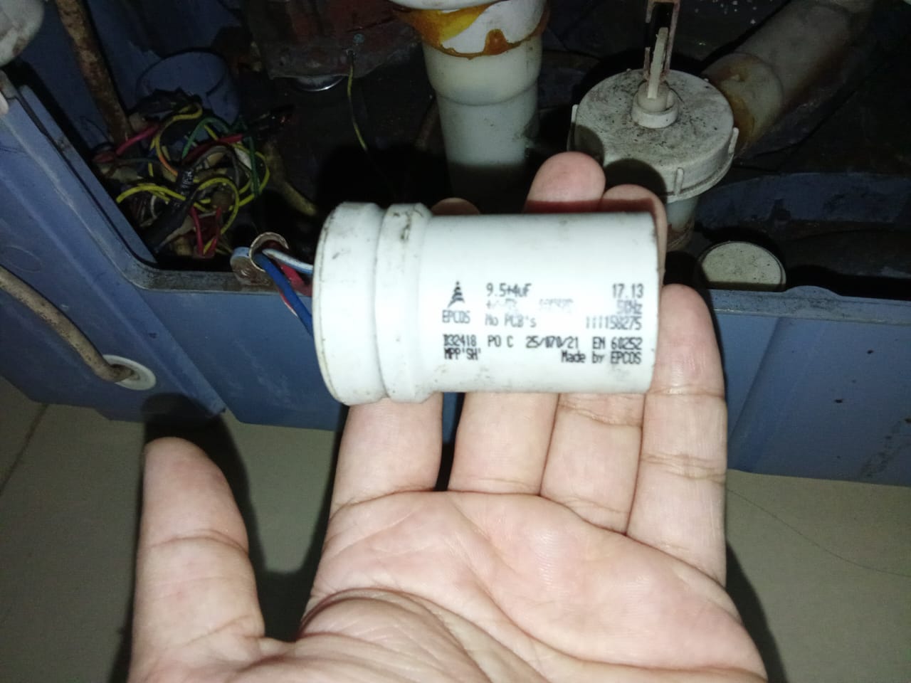 Washing Machine Capacitor 1