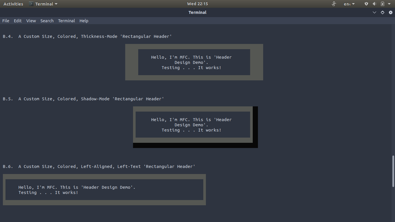 Bash Header Design Linux Terminal Image #4